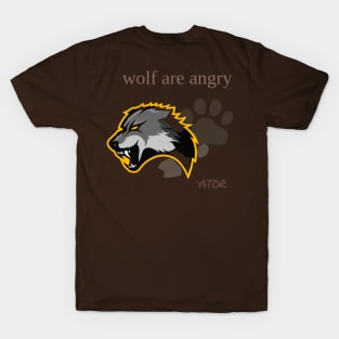 wolf are angry T-Shirt